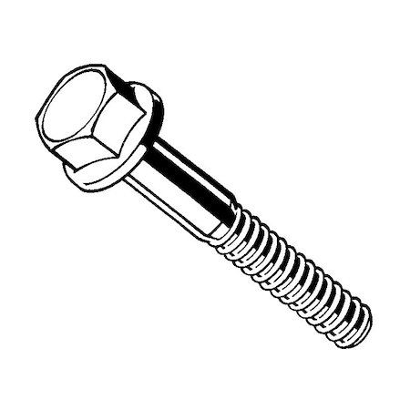 Midwest Fastener Class 8.8, M10-1.50 Flange Bolt, Zinc Plated Steel, 90 mm L, 2 PK 933111